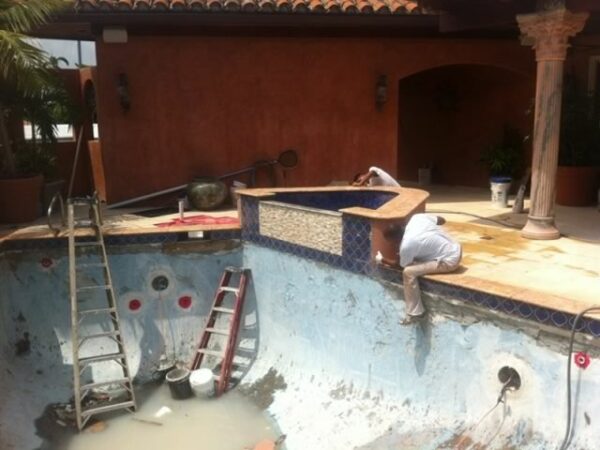 second floor swimming pool